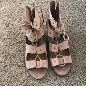 Summer sandal wedge